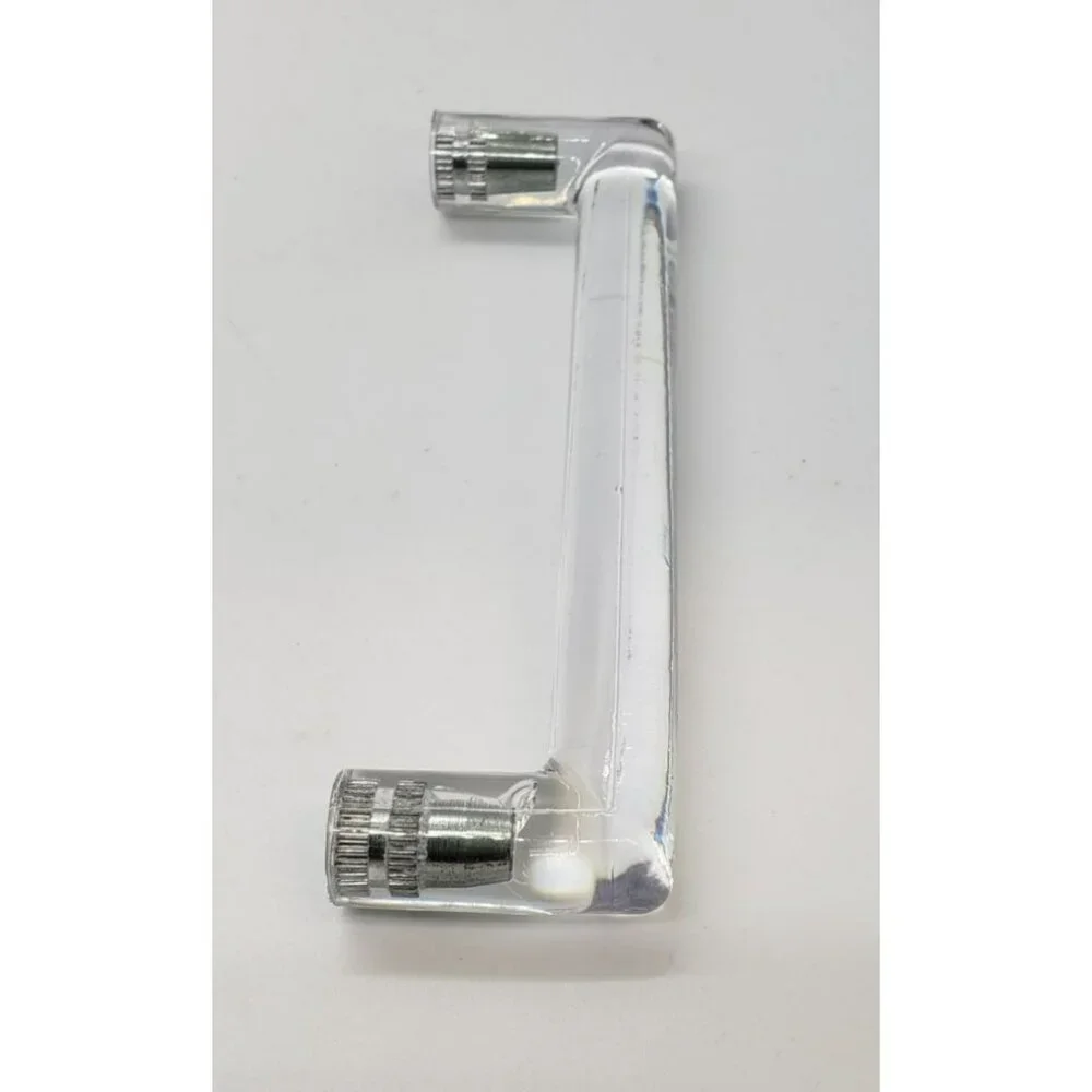IKEA SATTA 6 clear handles pulls & 2 knobs, cabinet drawer, Marcus Arvonen